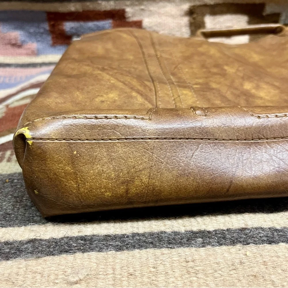 Vintage Escort 1975 Brown Leather Men's Bag